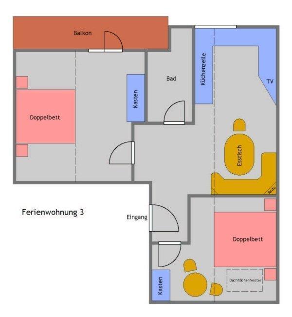 法克湖Haus Am Wald公寓 客房 照片